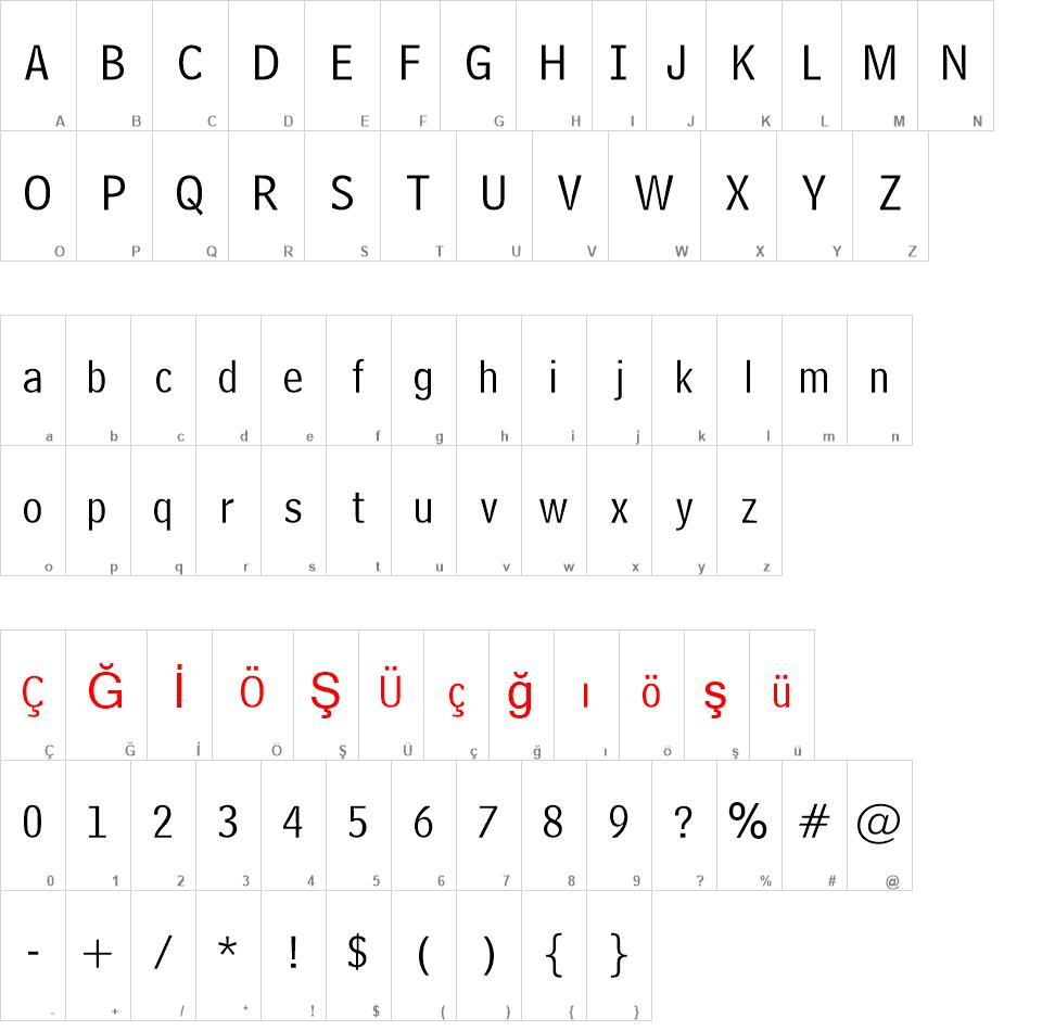 00399 Address font